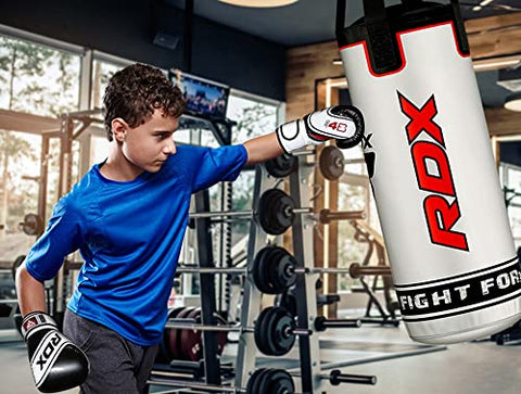 Image of RDX Kids Heavy Boxing 2FT Punching Bag UNFILLED MMA Punching Training Gloves Kickboxing