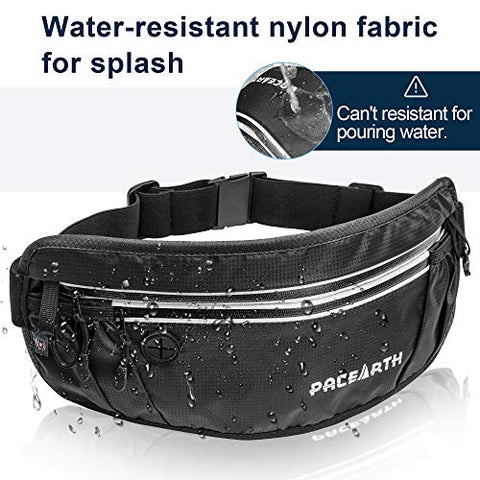 Image of PACEARTH Fanny Pack Waist Bag with RFID Block - Theft Protection Water Resistant Hip Bum Bag with Adjustable Strap Earphone Hole for Men Women Outdoors Workout Traveling Jogging Running Hiking Cycling