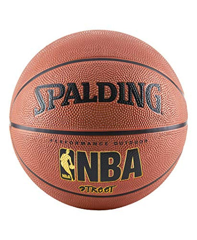 Image of Spalding NBA Street Rubber Basketball - Intermediate Size 6 ( Multicolour , 28.5")