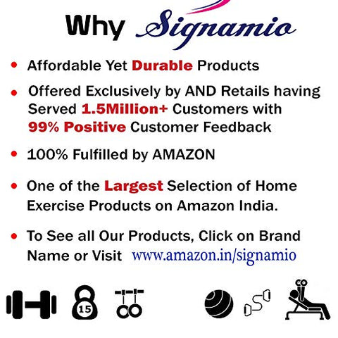 Image of Signamio® Strap/Stretch Bands/Belt 12 Loop Options with Extra Safe Adjustable, Durable Delicate Texture - Best for Daily Stretching, Physical Therapy, Fitness -Yoga, Exercise, Gym- 12 Loop-Blue-Black