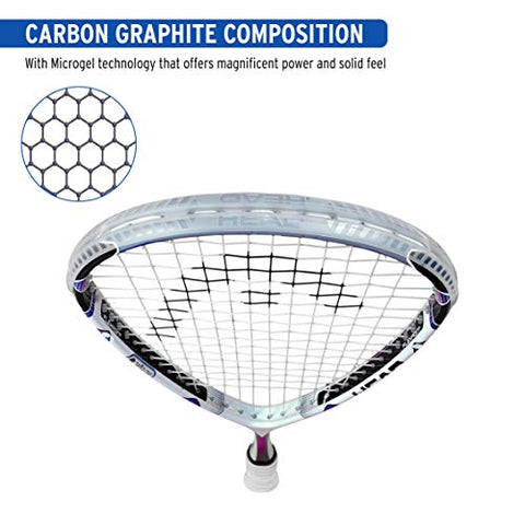 Image of HEAD Micro Gel Graphite 125 Squash Racquet | Ideal for Men & Women (216008) - Multi Color