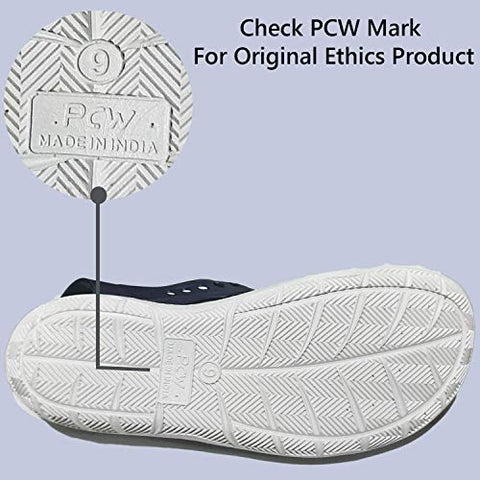 Image of Ethics Stylish Blue Rubber Clogs for Men's (12 UK, B Black)