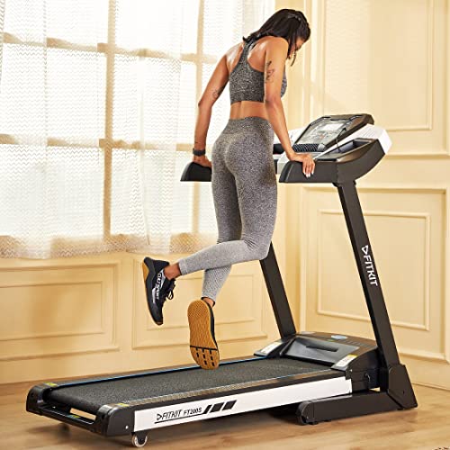 Fitkit FT200S (4.5HP Peak) Motorized Treadmill with Free Home Installation, 1 Year Warranty and Trainer Led Sessions by Cult.Sport