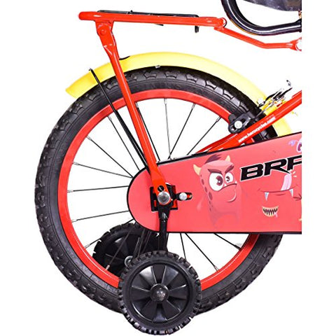Image of Hero Brat 16T Single Speed Kids' Bike (Red, Ideal For : 5 to 6 Years )
