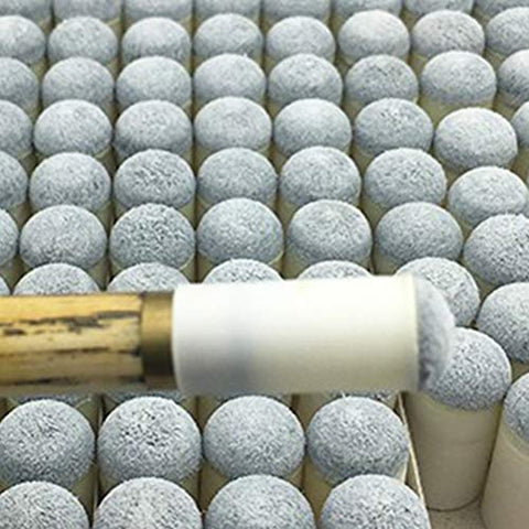 Image of pengxiaomei 40pcs Slip On Pool Cue Tips Replacement Billiard Cue Tips 4 Sizes Slip-On Cue Tip(9mm/10mm/12mm/13mm, Each Size 10pcs)