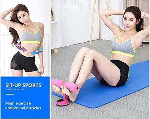 Image of SKYTONE Home Fitness Equipment Sit-ups and Push-ups Assistant Device Lose Weight Gym Workout Abdominal curl Exercise with Suction Cup