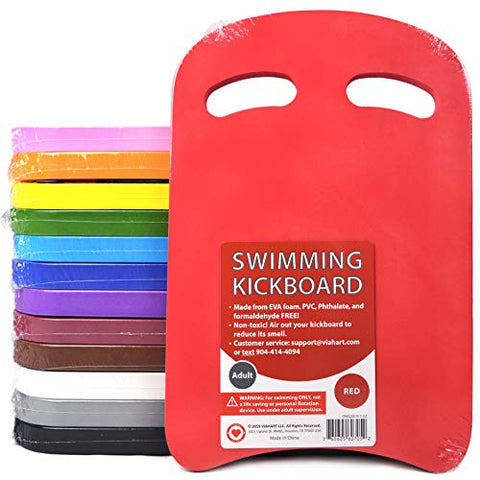 Image of VIAHART Swimming Kickboard | One Size Fits All | A Great Training Aid for Children and Adults (Navy, Pack of 1)