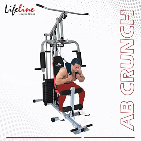 Image of Lifeline Fitness HG-009 Home Gym Combo with LA 100 Push Up Bar, Home Gym with 60Kg Weight Stack