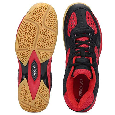 Image of Yonex All New Badminton Non-Marking Shoes, Coral/Black - 7 UK