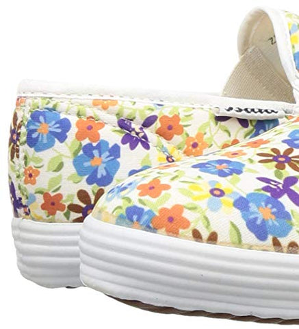 Image of BATA Women Printed Fitness White Ballet Flats6 UK (5591297)