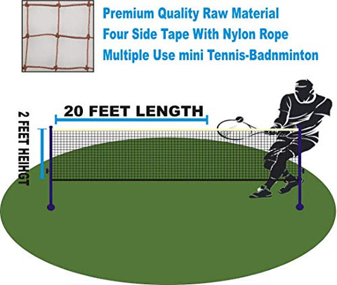 Image of Raisco 716F Nylon Special Four Side Tape Badminton Net (Brown)