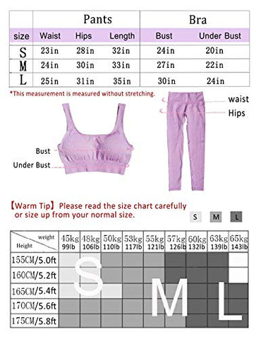 Image of Women's Workout Sets 2 Pieces Sets Seamless High Waist Yoga Leggings with Stretch Sports Bra Gym Activewear Set