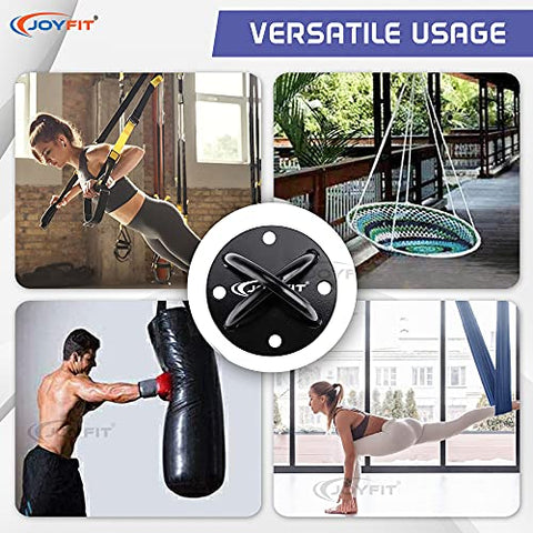Image of JoyFit Suspension Strap Trainer Wall Mount Anchor Bracket Hook