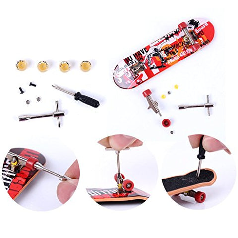 Image of PATPAT 1Pc Mini Skateboard Finger Board Skate Boarding Kit