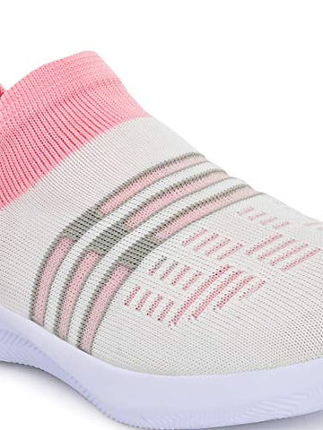 Image of Fashion Tree Timberwood LDS06 Ultra Light Weight Running,Walking,Sports,Gym and Jogging Shoes for Women and Girls in Pink Colour,Size: UK6