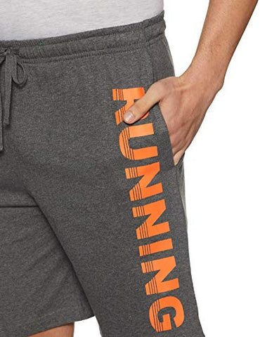 Image of Chromozome Men's Track Pants (N-169 Running Shorts_Charcoal_L)