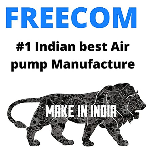 Image of Freecom Steel Air Pump for for Car, Bicycles, Scooters, Balls, Bikes etc (Multicolor)