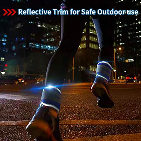 Image of PROIRON Ankle Weights Wrist Leg Weights for Women Men 0.5kg in Pair Reflective Ankle Weight Set for Fitness Exercise Jogging Aerobics