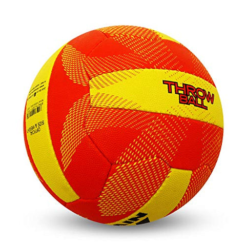 Image of Nivia Throw Ball, Size 5 (Yellow/Red)