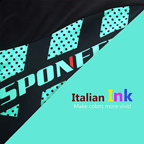 Image of Cycling Shorts Padded Men Road Bike Tights Wicking Outdoor Cycle Sportswear Bottoms US L Sponeed Green