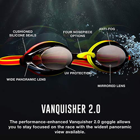 Image of SPEEDO Vanquisher 2.0 Plus Goggle,Silver (085),