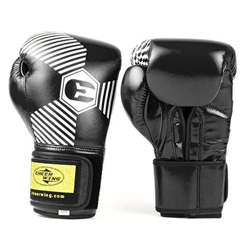 Image of Cheerwing Pro Boxing Gloves for Sparring Kickboxing Muay Thai Fighting Punching Bag & Combat Training