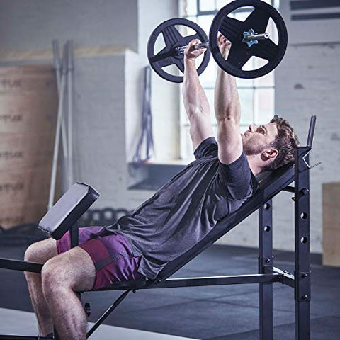 Image of Adidas Essential Steel Workout Incline Bench (Black)