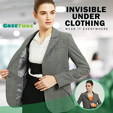 Image of GREETURE Posture Corrector for Women and Men, Adjustable Upper Back Brace, Breathable Back Support straightener, Providing Pain Relief from Neck, Shoulder, and Clavicle, Back Straight Belt (Free Size)