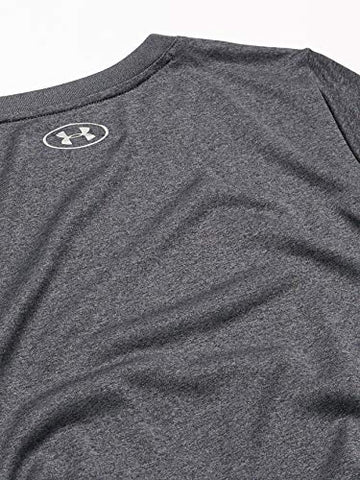 Image of Under Armour Women's Tech T-Shirt, Carbon Heather/Metallic Silver, Large