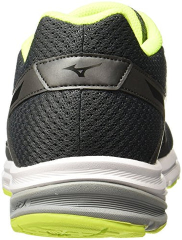 Image of Mizuno Men Synchro Md Black/Yellow Running Shoes-7 UK/India (40.5 EU) (J1GE161814)