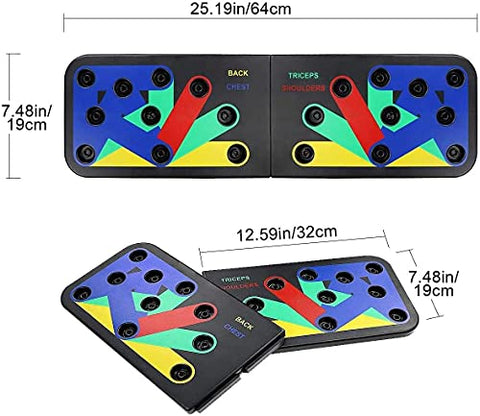 Image of SAIELLIN Push-up Board, 9 in 1 Body Building Push Up Rack Board Fitness Equipment Home Gym Equipment for Men and Women Home Practice Chest Muscle Arm Muscle Multi-Function Push Up Bars Push-ups Board