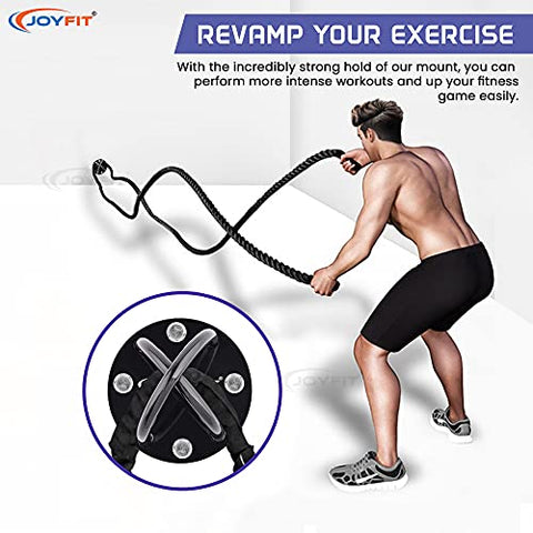 Image of JoyFit Suspension Strap Trainer Wall Mount Anchor Bracket Hook
