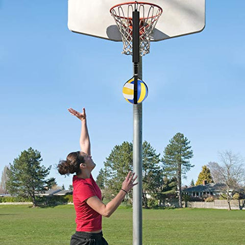 Image of Wiwaplex Volleyball Spike Trainer, Volleyball Spike Training System, Volleyball Equipment Training Improves Serving, Jumping and Arm Swing Mechanics and Spiking Power