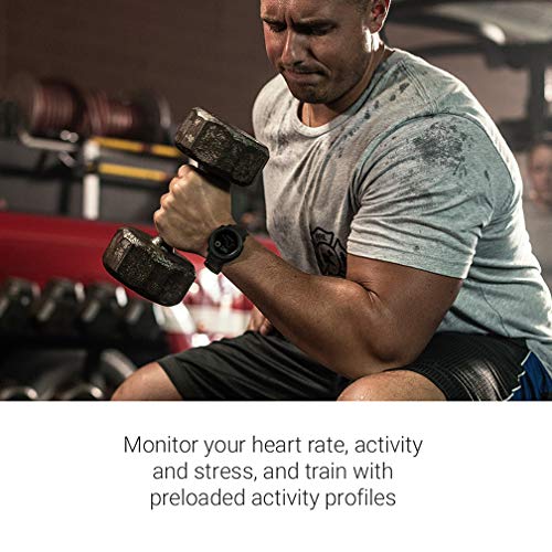 Garmin Instinct, Rugged Outdoor Smart Watch with GPS, Wireless Bluetooth - Black