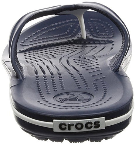 Image of crocs Unisex Adult Crocband Flip Navy Slipper-7 Men/ 8 UK Women (M8W10) (11033-410)