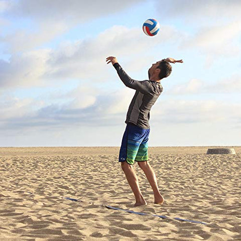 Image of GoSports Soft Touch Recreational Volleyball | Regulation Size for Indoor or Outdoor Play | Includes Ball Pump - Choose Between Single or 6 Pack