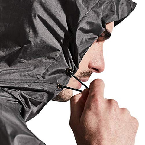 Image of HOTSUIT Sauna Suit Men Weight Loss Jacket Pant Gym Workout Sweat Suits, Gray, XL