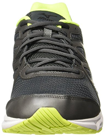 Image of Mizuno Men Synchro Md Black/Yellow Running Shoes-7 UK/India (40.5 EU) (J1GE161814)