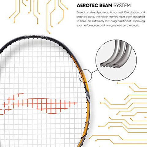 Image of Li-Ning Turbo 99 Strung Carbon Fibre Racket With Free Full Cover