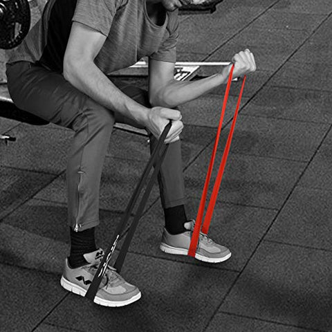 Image of Nivia Lateral Resistance Band and Tubes 2.0 (Pack of 2, Black Level-4)