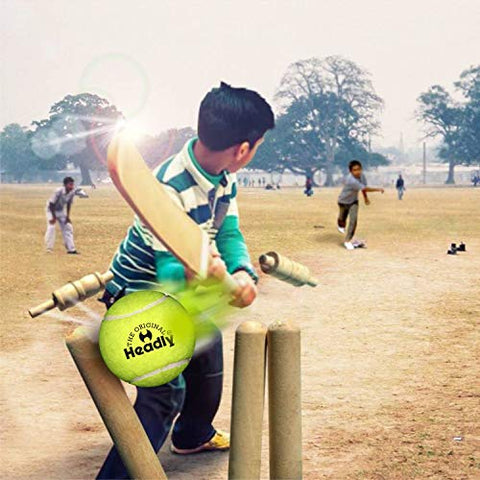 Image of Headly Rubber Cricket Tennis Ball(Pack of 1,Light Yellow)