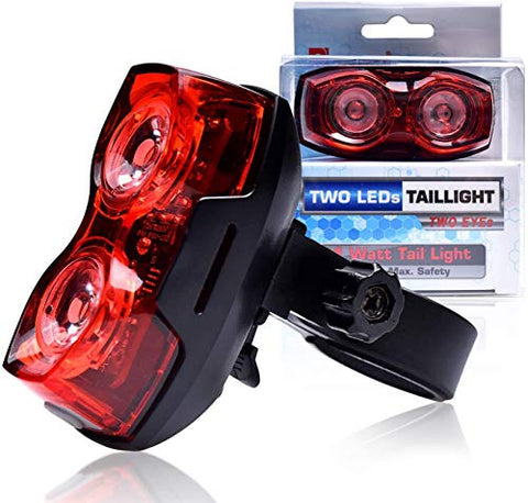 Image of Bulfyss Combo of USB Rechargeable Bike Front Horn and Light 120 DB with Super Bright 250 Lumen Light and Raypal Dual LED Bicycle Rear Tail Light