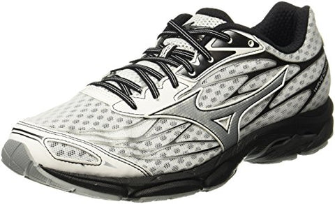 Image of Mizuno Men R638B53 Wave Catalyst White/Silver/Black Running Shoes-6 UK/India (39 EU) (J1GC163305)
