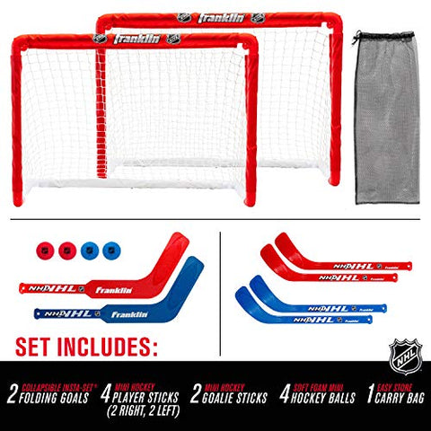 Image of Franklin Sports NHL Mini Hockey Goal Set of 2