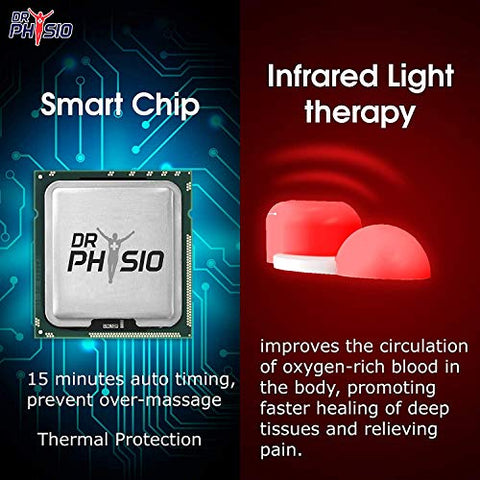 Image of Dr Trust Physio (USA) Electric Heat Shiatsu Machine Body Massagers (for Cervical Neck Shoulder & Back Pain Relief)