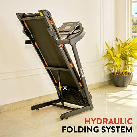 Image of Fitkit FT100S (3.25HP Peak) Motorized Treadmill with Free Home Installation, 1 Year Warranty and Trainer Led Sessions by Cult.Sport