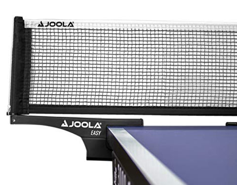 Image of JOOLA Easy Competition Table Tennis Net and Post Set - Portable and Easy Setup 72" Regulation Size Ping Pong Screw On Clamp Net