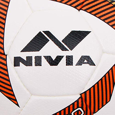 Image of Nivia 279 Torrido Pu Football, Size 5 (White/Green)