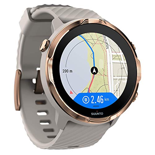 SUUNTO 7 Sandstone Rosegold, GPS Versatile Sports Watch with Google Wear OS, 24x7 Activity and Sleep Tracking