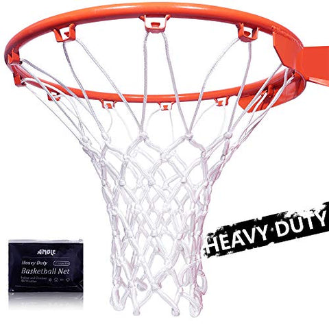 Image of Amble Basketball Net Heavy Duty Net in All Weather for Indoor and Outdoor - 12 Loops Rim
